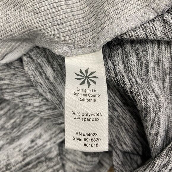 ATHLETA M Gray Batwing & Robin Full Zip Track Jacket Hoodie Athleisure Outdoor - Picture 10 of 16